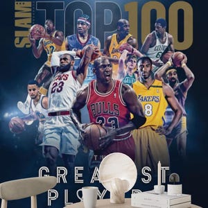 Murale collage di giocatori leggendari dell'NBA - Carta da parati da basket, arte murale di leggende dello sport, decorazione per la stanza degli adolescenti e per la caverna dell'uomo, regalo per gli appassionati di basket