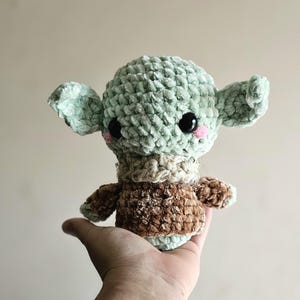 Baby Green Alien Crochet Plushie | Amigurumi | Crochet Plushie