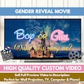 Magical Storybook Gender Reveal Movie, Personalized Video