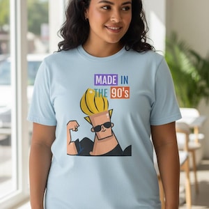 Made in the 90s Cartoon Guy Tee | 90s Nostalgia, Retro Cartoon