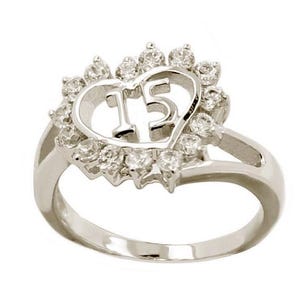 Quinceanera Sweet 15 Ring