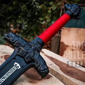 ハンドメイド コナン・ザ・バーバリアン アトランティス ソード | ステンレススチール ファンタジー ソード | コスプレ、装飾、彼/彼女へのギフトに最適なレプリカソード