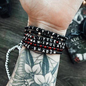 Haunting Adeline Inspired Beaded Bracelet Stack