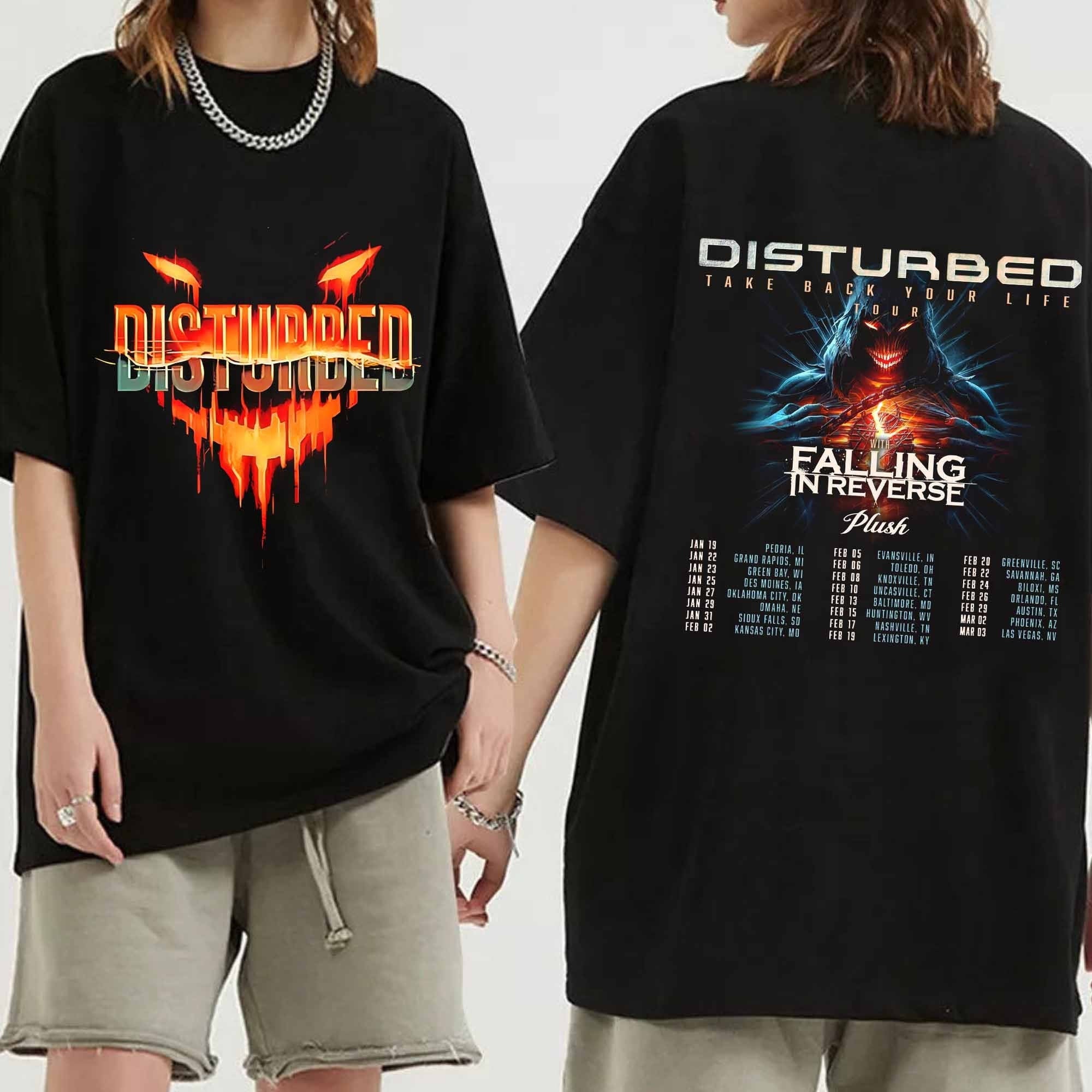 Disturbed 2024 Tour Shirt, Disturbed Band Shirt, Disturbed 2024 Concert