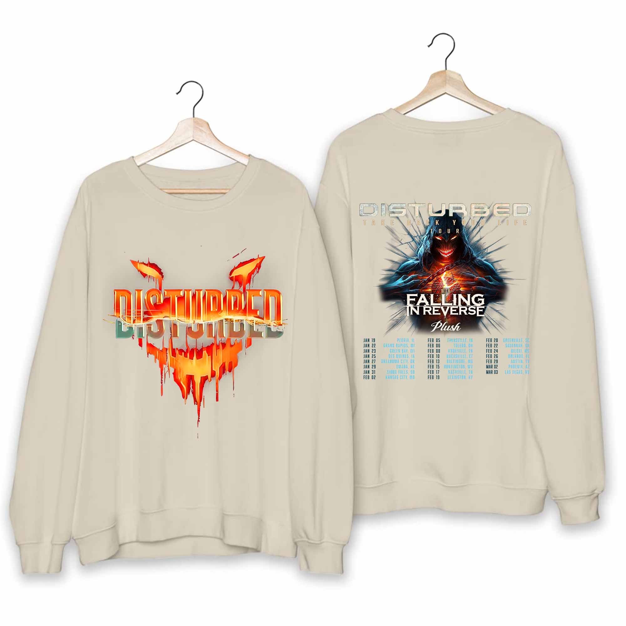 Disturbed 2024 Tour Shirt, Disturbed Band Shirt, Disturbed 2024 Concert