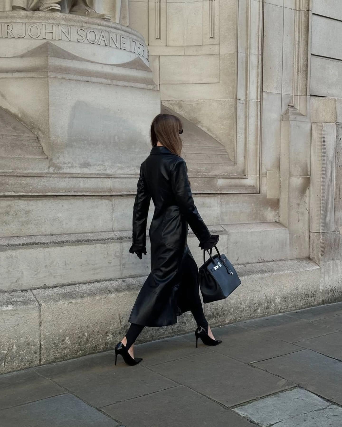 ハンドメイド90年代ヴィンテージブラックシープスキンレザートレンチ