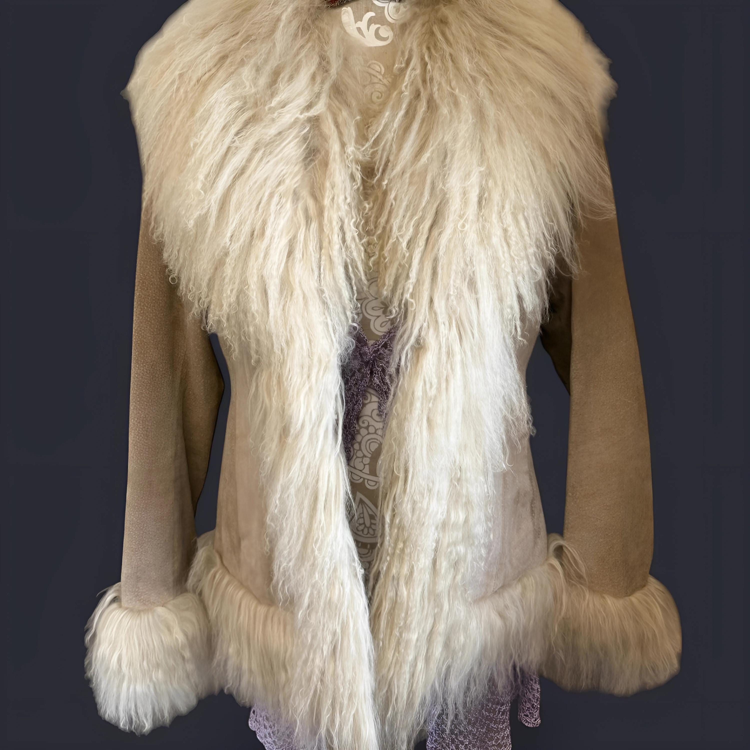 Vintage Suede Jacket With Fur - Etsy Canada
