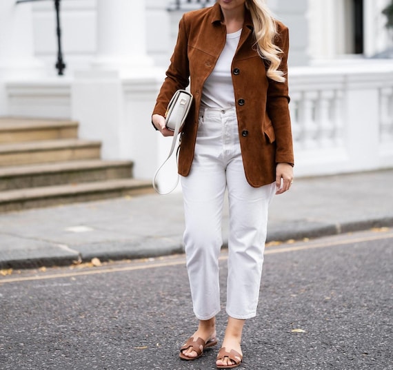 Lederjacken Lederblazer Kombinieren Schwarze Lederjacke