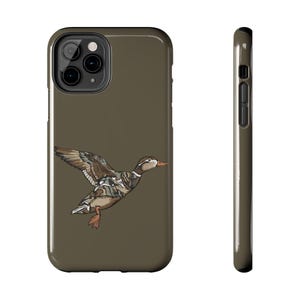 Camo Duck Phone Case - Hunting-Inspired Camouflage Duck Design, Waterfowl Lover Gift, Outdoorsman iPhone & Samsung Case