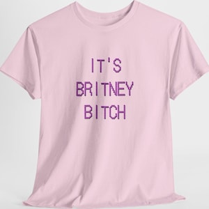 The Office Fans Funny Unisex Tee with &#39;It&#39;s Britney Bitch&#39; Quote, Cotton T-Shirt, Humorous Graphic Tee, TV Show Apparel, Office TV Series