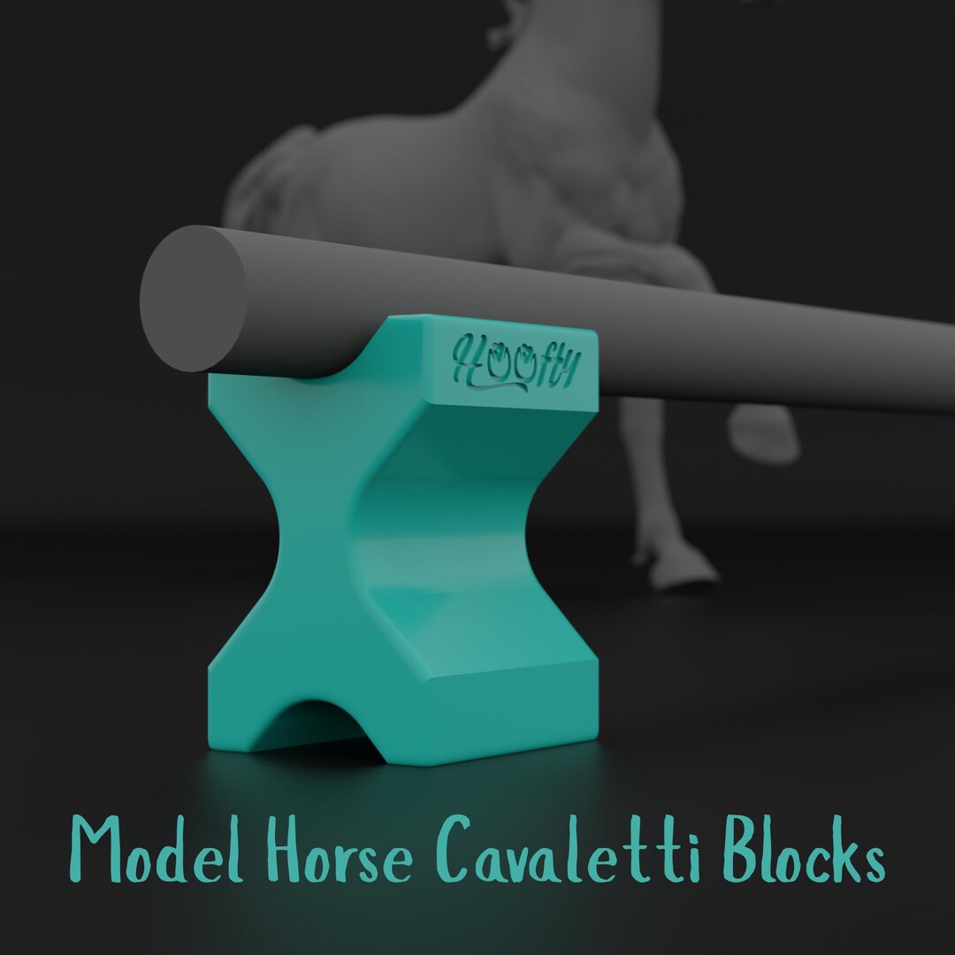 Post Riser Equine MODEL HORSE Cavaletti Pole Riser Blocks - Performance Diorama Prop - Etsy