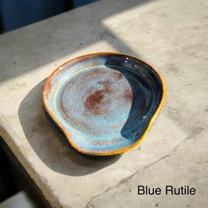 Handmade Ceramic Spoon Rest - Lots of Color Options - Multiple Sizes - Great for spoons, spatulas, and other cooking tools - Dishwasher safe