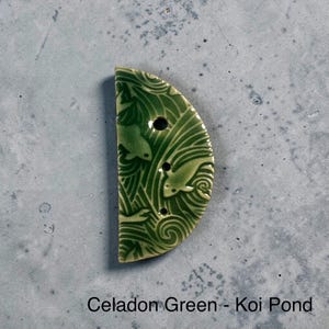 Handmade Ceramic Herb Stripper: Rustic Kitchen Tool