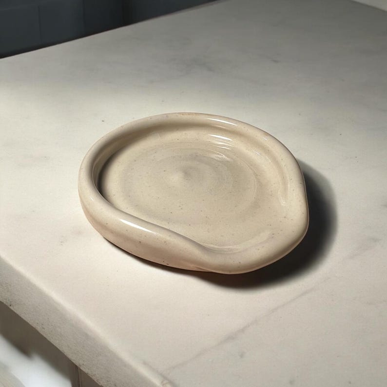 Handmade Ceramic Spoon Rest - Lots of Color Options - Great for spoons, spatulas, and other cooking tools - Dishwasher safe