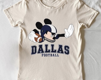 Kids Dallas Football Tee: Retro Style Game Day Shirt