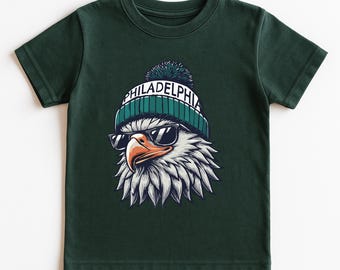 Philadelphia Football Kids Shirt: Mascot Graphic Tee