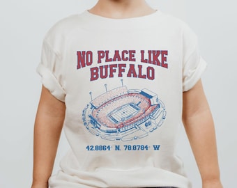 Buffalo Kids Shirt: Stadium Coordinates Toddler Tee, Game Day Top