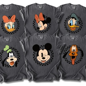 Checkered Mickey & Friends | Matching Disney Family Trip Shirts