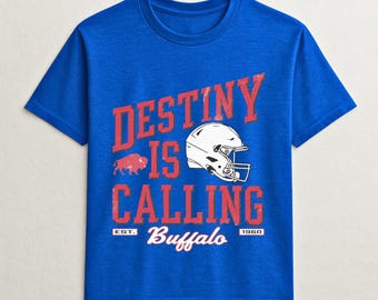 Buffalo Kids Football Shirt: Destiny Is Calling, Family Matching Outfit