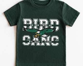 Kids Philadelphia Football Tee: "Bird Gang" Retro Style Game Day Tee