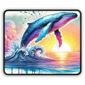 Tidal Majesty: Whale Gaming Mouse Pad for Oceanic Adventures-LIMITED STOCK!