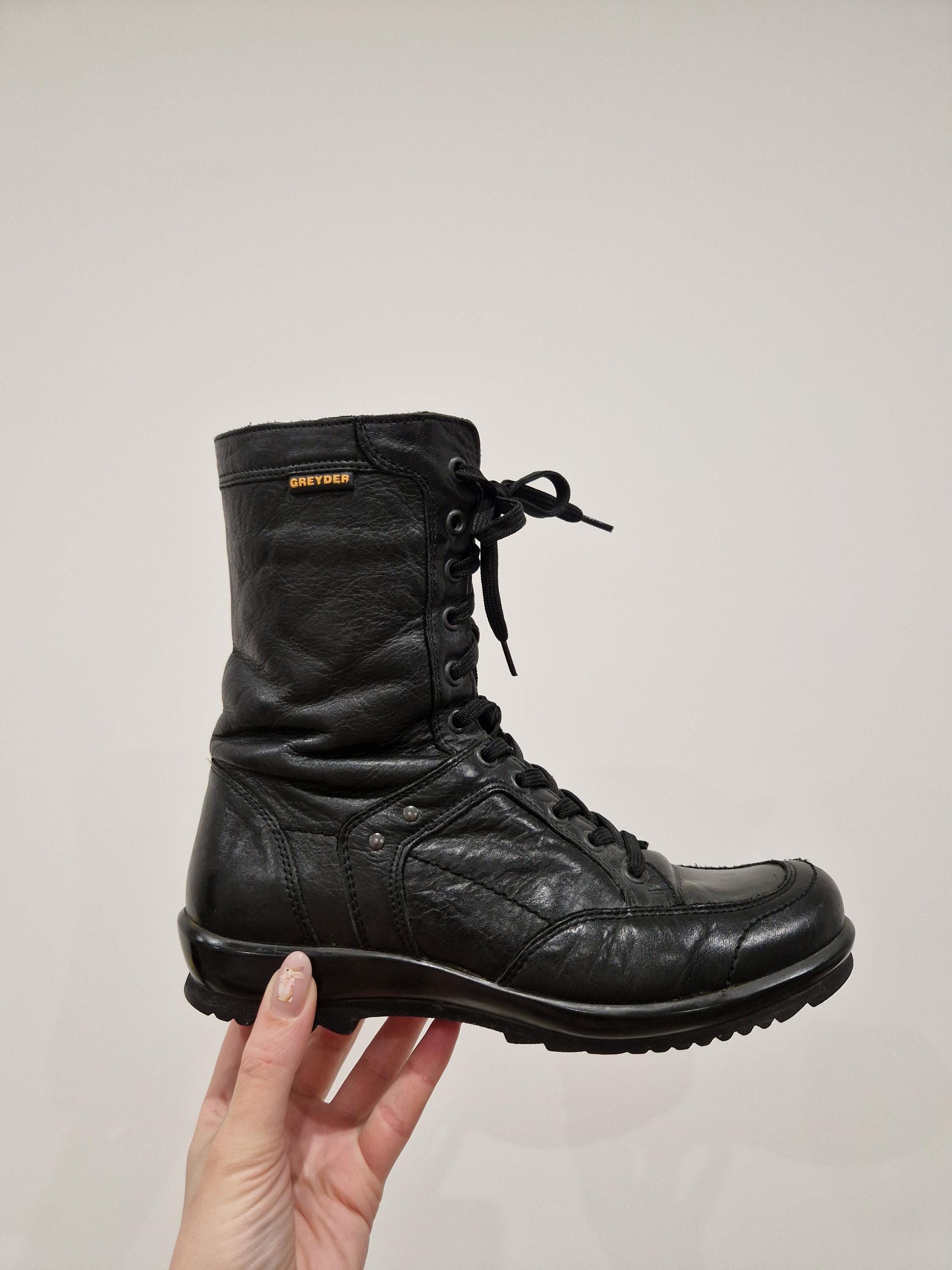Getta Grip Lace-Up Boots/Uk5/ Getta Grip 10 eyes leather boots Size: 40 25cm fit Made In  main image 3