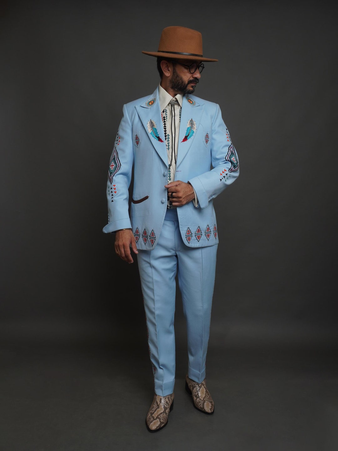 Mezclilla Trajes De Novio Vaqueros 2021 Conjunto De Traje Vaquero De Boda  Azul De Piezas Para Hombre