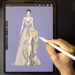 2D Mockup or 3D CLO MOCKUP- *The full amount will be credited toward your final dress price!*
