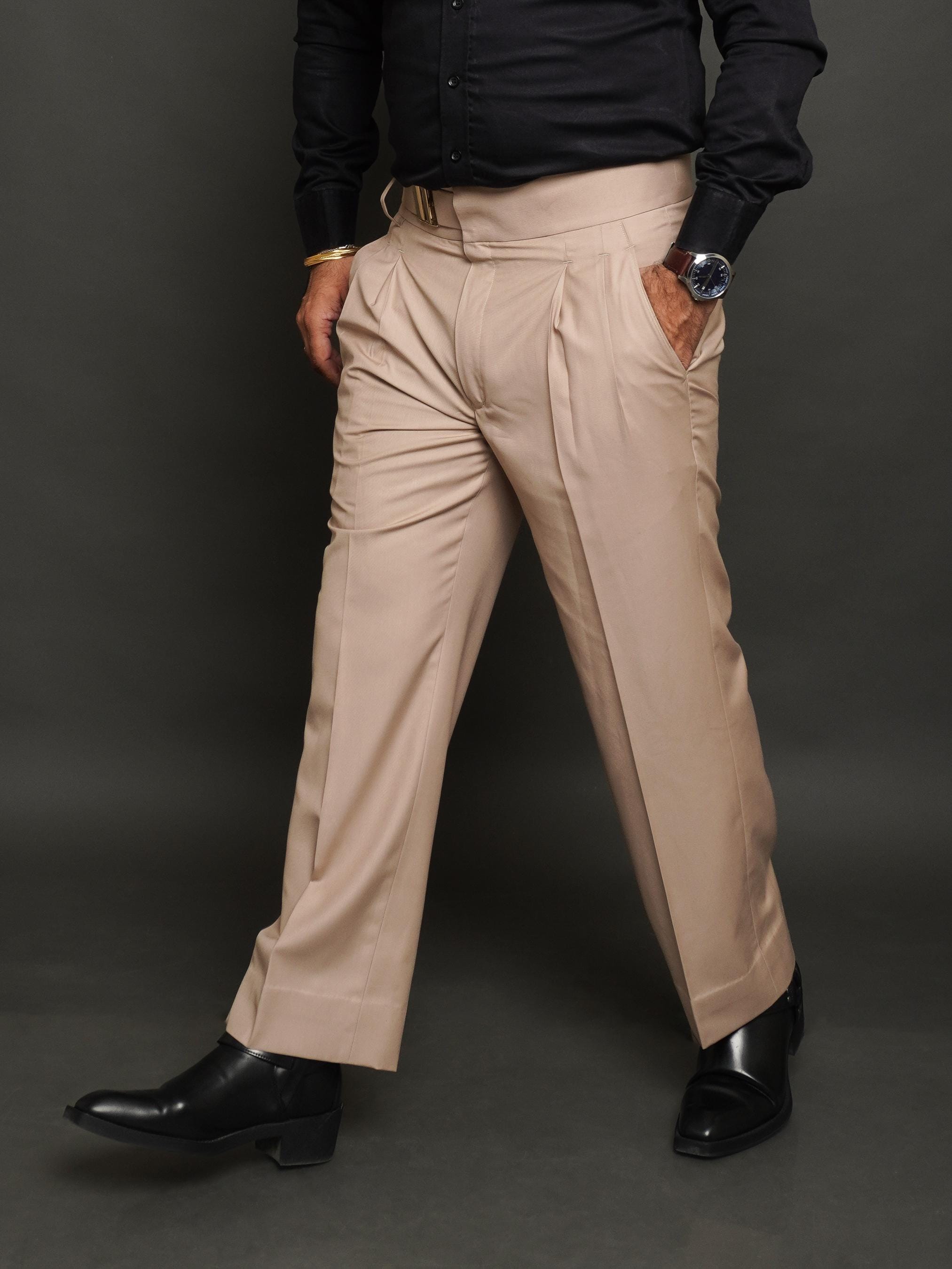 cotton dress pants Anybird Mens Casual 100% Cotton Pants Relaxed Fit Straight Leg Business Dress Trousers Suit Pant,Light grey,S at Amazon Men's Clothing store