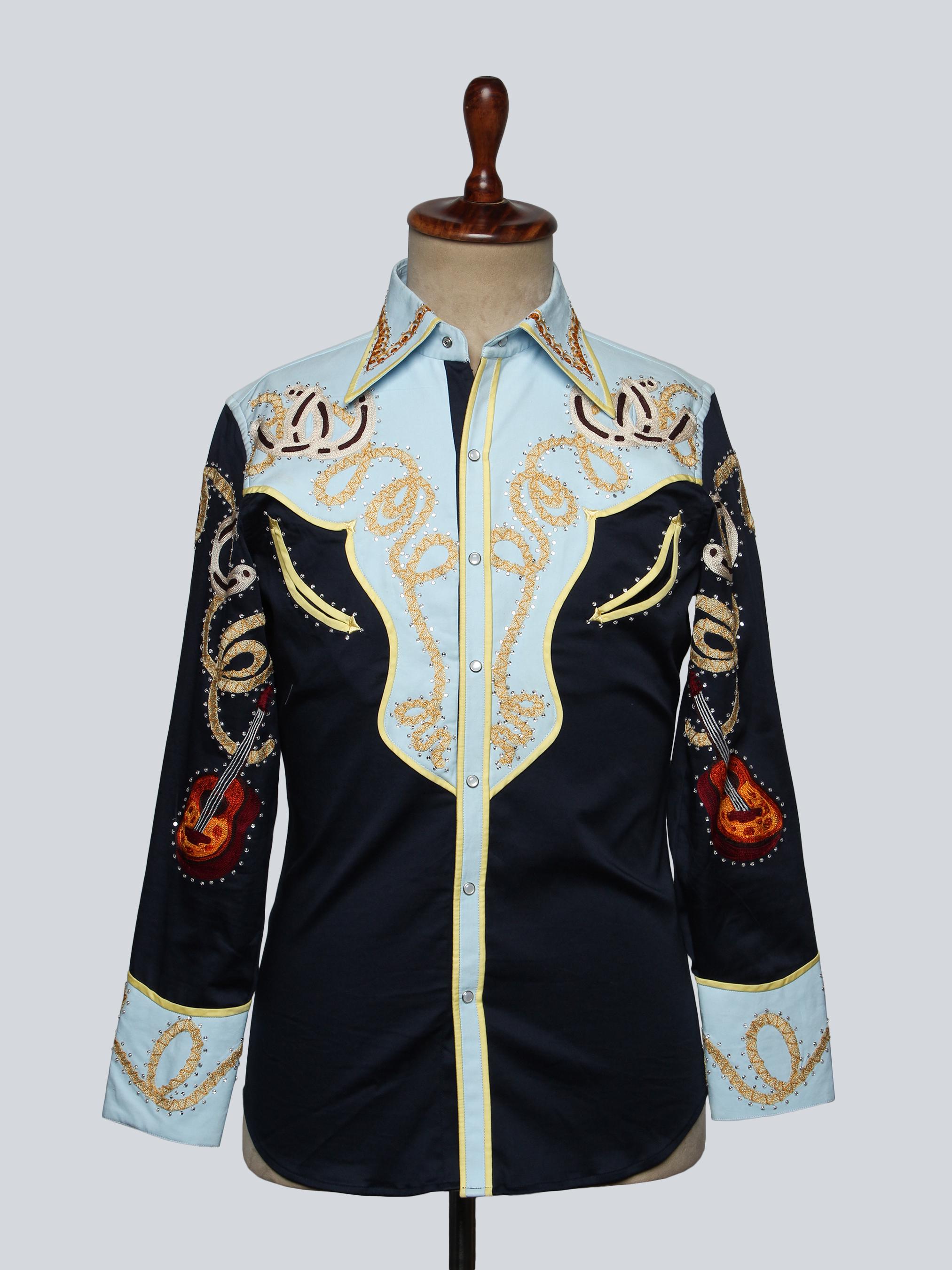 Bullhide Western Shirt ( Navy ) - Men's Western Shirt main image 0