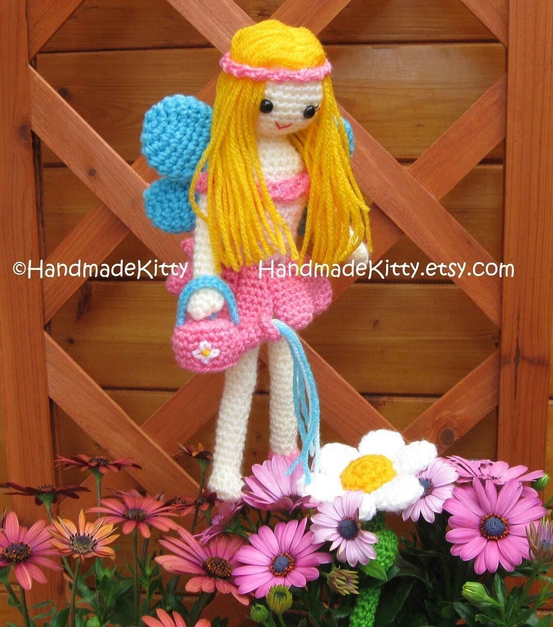 Garden Fairy Amigurumi PDF Crochet Pattern by Handmadekitty Etsy