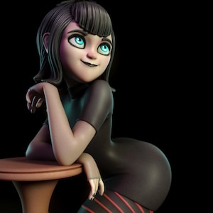 Vampire Girl sfw+nsfw 3D STL File, 3D Digital Printing