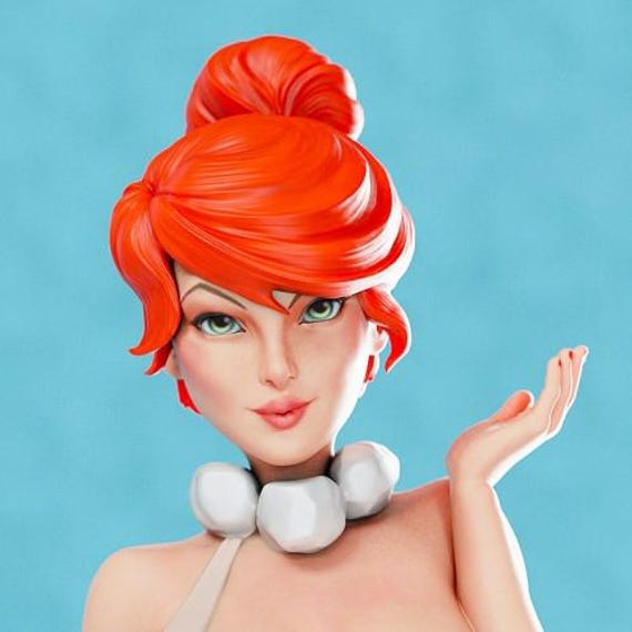 Flint Woman 3D STL File, 3D Digital Printing