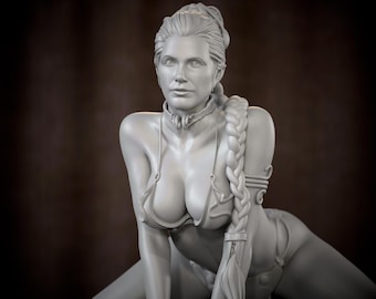 Slave Princess 3D STL File, 3D Digital Printing