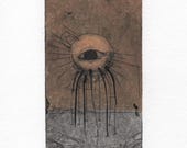 Original Handmade Print - I.C.U. 10/10