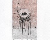 Original Handmade Print - I.C.U. 7/10