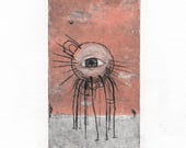 Original Handmade Print - I.C.U. 9/10