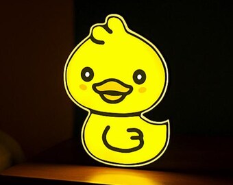 Duck USB Nattlampa: LED-lampa för barnrum eller barnrum