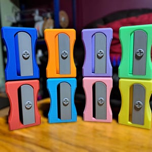 Pencil Sharpener Pen Holder for Desk – Fun Pencil Cup, Teacher Supply Organizer, Classroom Caddy, School Office Decor, Gift for Educators