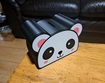 Salvadanaio a forma di panda, salvadanaio personalizzato per bambini o bambine, regalo di compleanno per bambini, decorazione per la cameretta, regalo per bambini, regalo per ragazzi