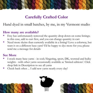 Hand Dyed Sock Yarn. Fingering Weight 100% Superwash Merino Wool. MERLOT MULTI. Indie Dyed Knitting Yarn. Burgundy Deep Red Hand Dyed Yarn image 6