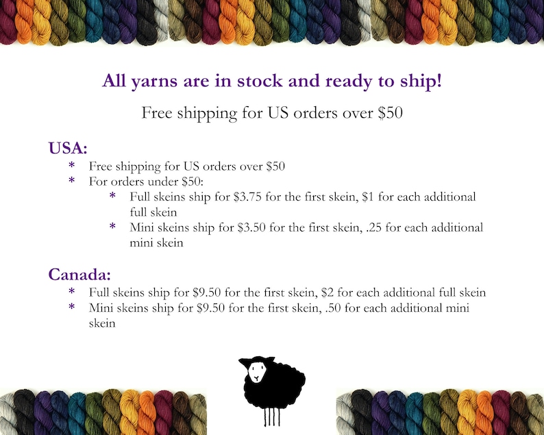 Create Your Own Mini Skein Set. Hand Dyed Sock Yarn. Fingering Weight 4 Ply Superwash Merino Wool. Hand Dyed Yarn. Choose From 35 Colors image 10