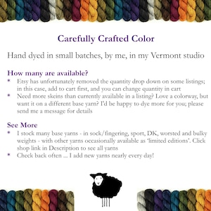 Hand Dyed Yarn. Fingering Weight Superwash 100% Merino Wool. AGATE. Indie Dyer Knitting Yarn. Handdyed Sock Yarn Grey Gray Brown Gold image 9