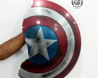 Damaged Shield Prop – Endgame-Inspired Gift for Couples