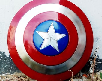 Captan America Shield | 18-inch metalen cosplayrekwisiet, cadeau Marvel-fan