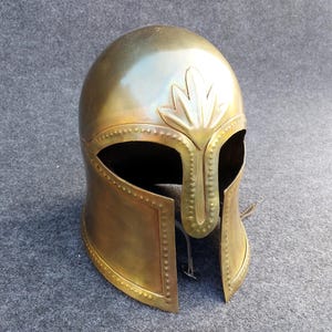 Ancient Hoplite Helmet | Role-play , Best Gift For Loves , Halloween Costume