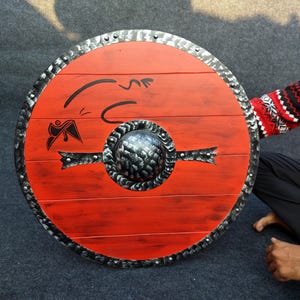 Ragnar Lothbrok Inspired Viking Shield - Perfect for Cosplay and Role-Play Adventures