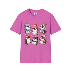 Penguin Dance T-Shirt, Winter Animals Shirt, Christmas Penguin Tee, Holiday Gift, Funny Penguin Shirt, Cute Animal Top