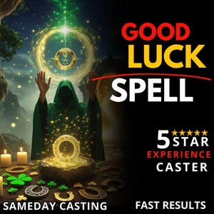 PERMANENT GELUK Spell | Successpreuk | Overvloedspreuk | Gelukspreuk | Geldmagie | Veel geluk | Beschermingsspreuk