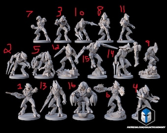 Halo Elite Miniatures